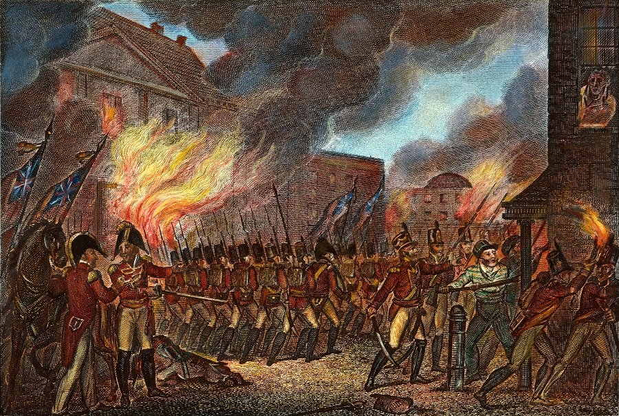 «Без кавалерии, артиллерии и без сопротивления со стороны неприятеля» - годовщина взятия и сожжения британцами Вашингтона