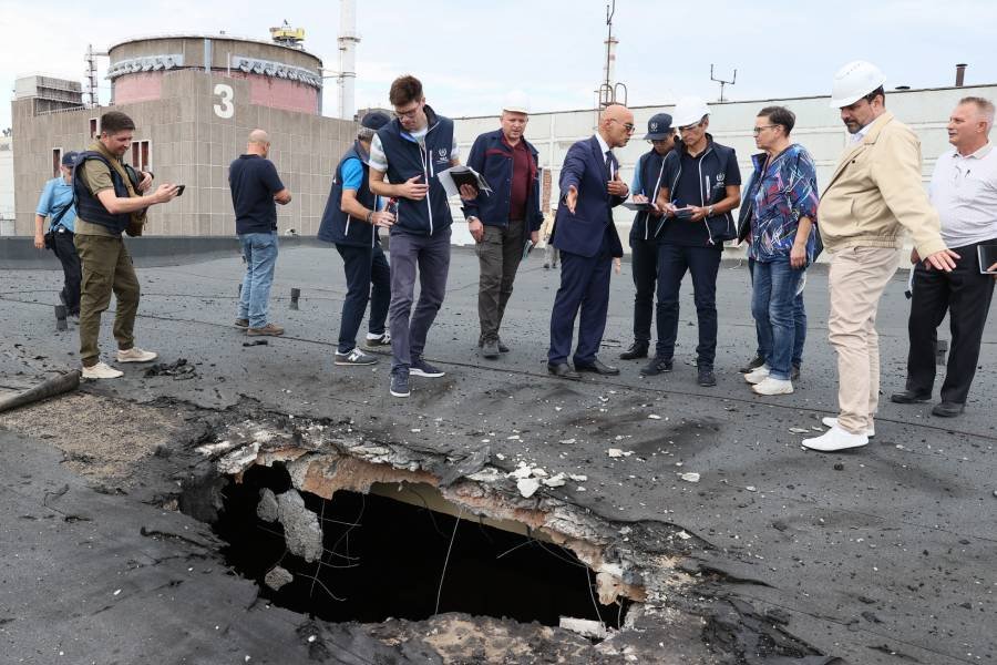 Минобороны России: ВСУ предприняли попытку захвата Запорожской АЭС после приезда делегации МАГАТЭ