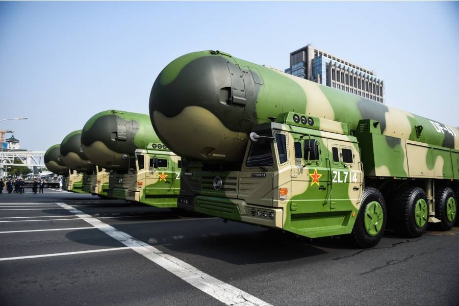 У Китая есть три баллистические ракеты большой дальности с ядерными боеголовками, способные поразить Калифорнию