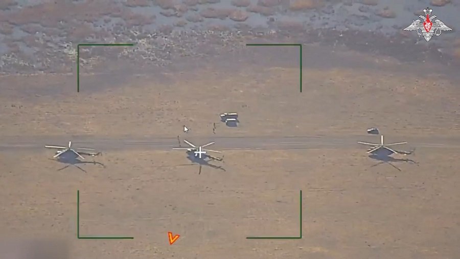 Российские войска поразили Ми-8 глубоко за линией фронта